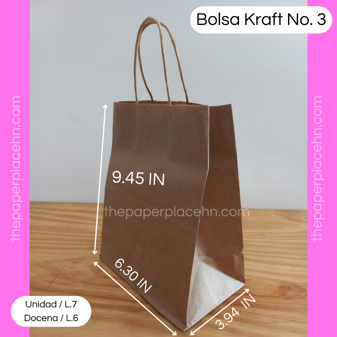 Bolsas Kraft Pack - Lahosa Store