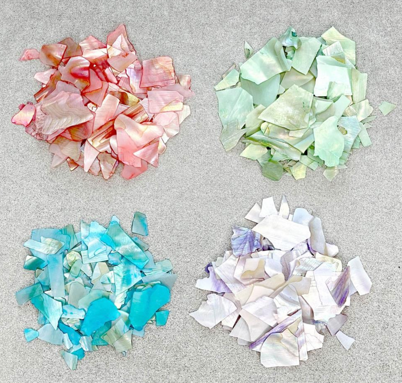 Colored Shell Flakes - Escamas Para Resina - Craft By Me