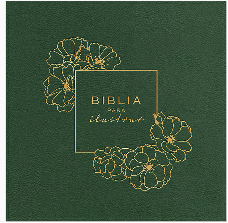 Biblia para ilustrar (RVR 1960) - Verde símil piel - Lifeway