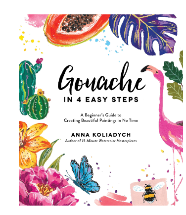 Gouache in 4 Easy Steps - Libro