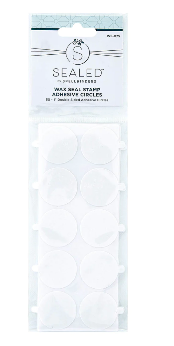 Tape doble Cara Circular Para Sellos de Lacre - Spellbinders
