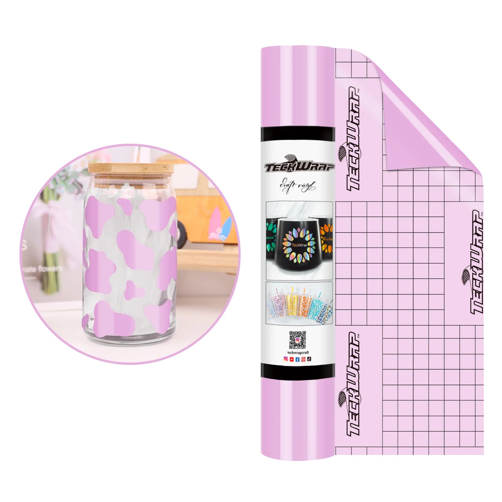 Vinilo Adhesivo Permanente De Teckwrap 12 X 10 Pies, Rosa | Meses Sin Interés