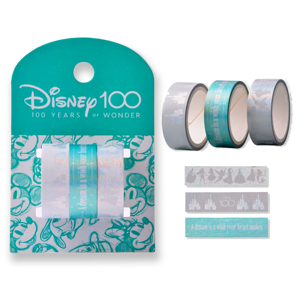 Disney 100 Años - Washi tape (set de 3) - Mooving