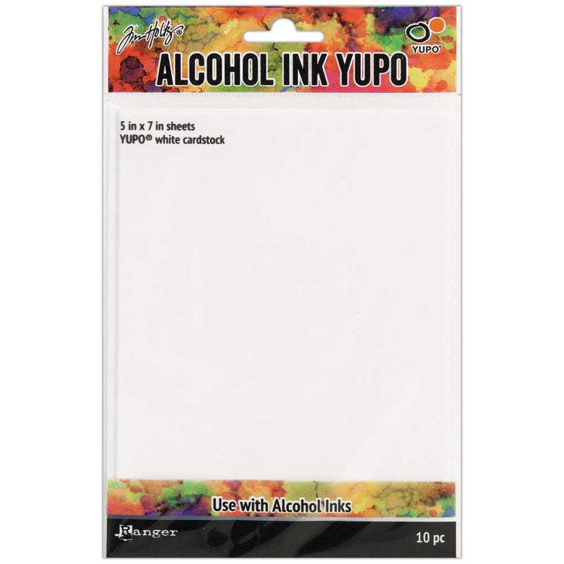 Papel Yupo Blanco 10 Hojas (5x7) - Para tintas de alcohol - Ranger
