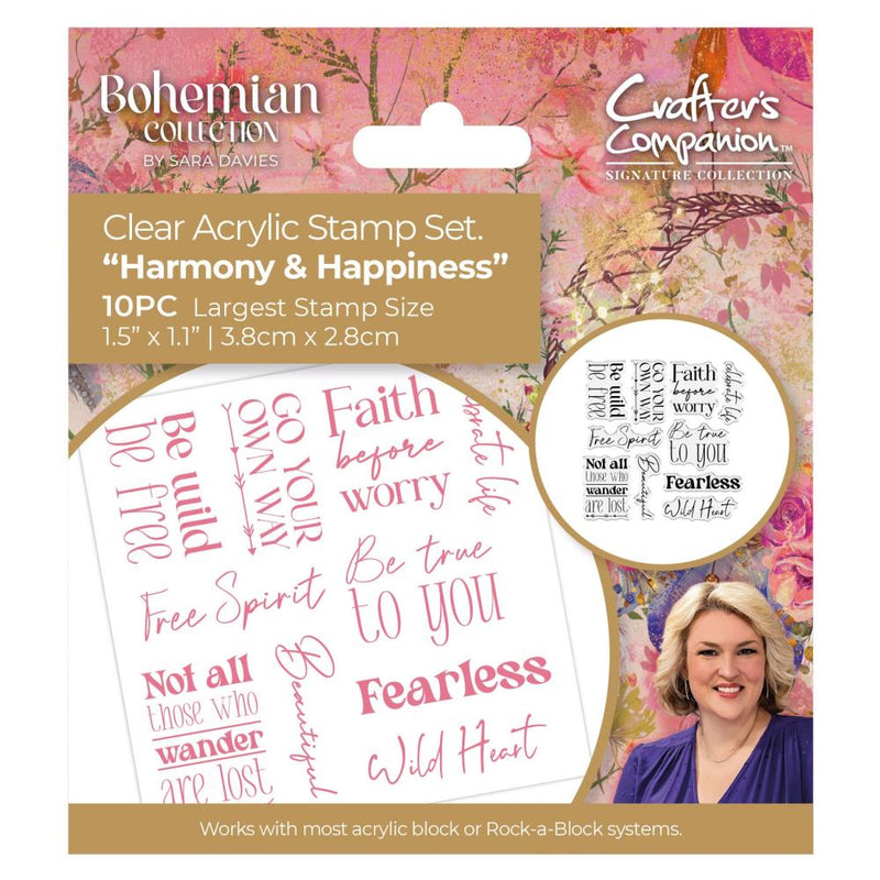 Harmony & Happiness - Sellos (10) - Crafters Companion