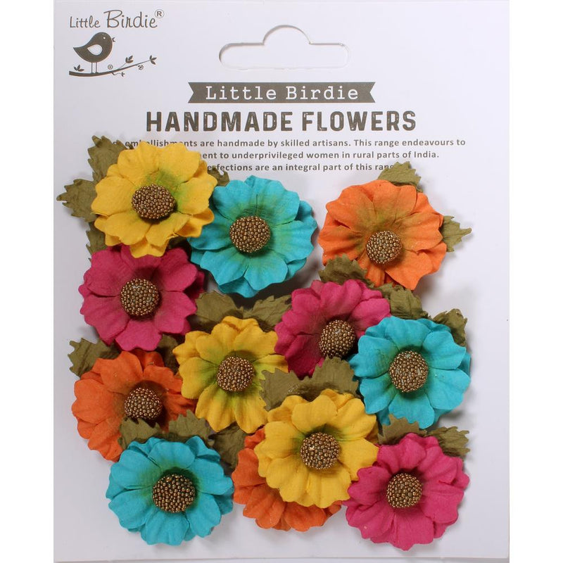 Vivid Palette - Set de Flores (12) - Little Birdie