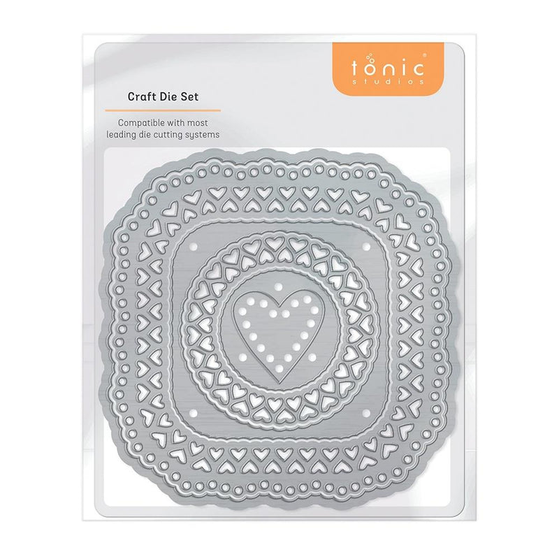 Layered Heart Frame - Set de Troqueles - Tonic Studios
