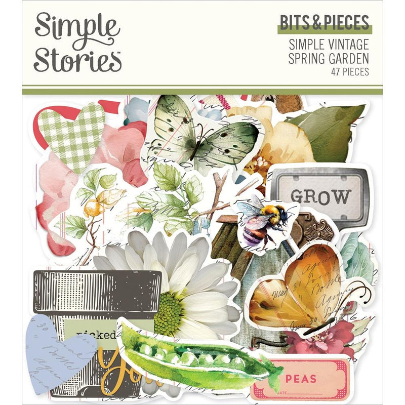 Simple Vintage Spring Garden - Bits & Pieces Die-Cuts