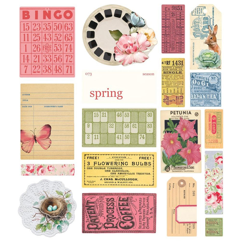 Simple Vintage Spring Garden - Efimeras