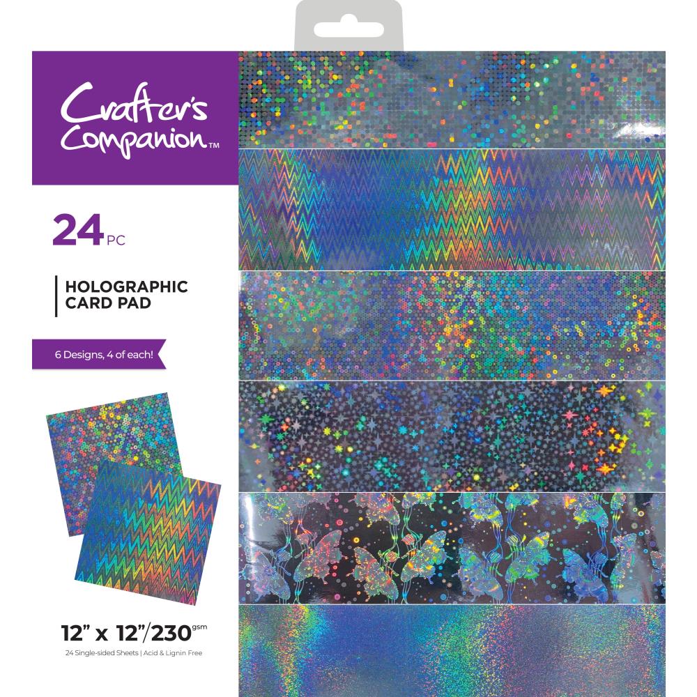 Holographics - Paper Pad 12x12 - Crafters Companion Holographics - Paper Pad 12x12 - Crafters Companion