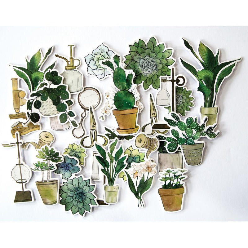 Botany Boutique - Efimeras de Chipboard - CC