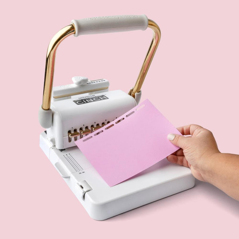 Universal Cinch - Encuadernadora Universal Gold/White - WRMK