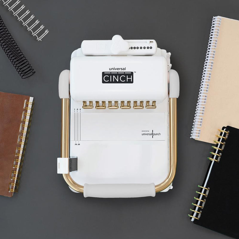 Universal Cinch - Encuadernadora Universal Gold/White - WRMK