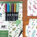 Dual Brush Markers - Natural Pack de 6 - Tombow