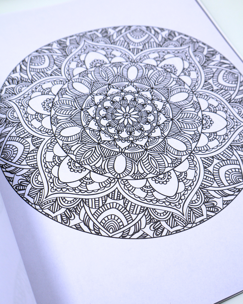 Relaxing Mandalas - Libro para Colorear