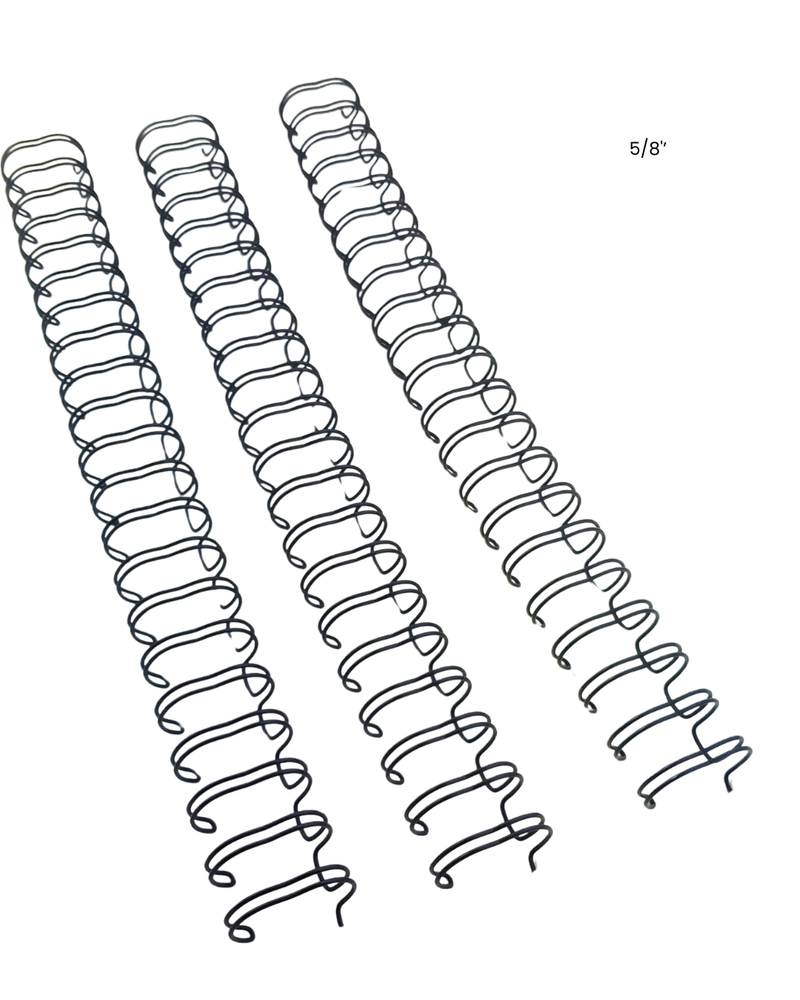 Set 3 Anillos Metálicos Negro (2:1) - 5/8" - TPP