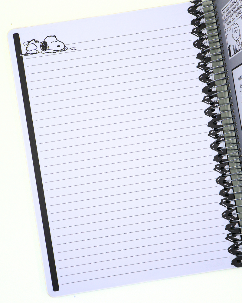 Cuaderno Snoopy (Blanco) - 3 Materias - Mooving