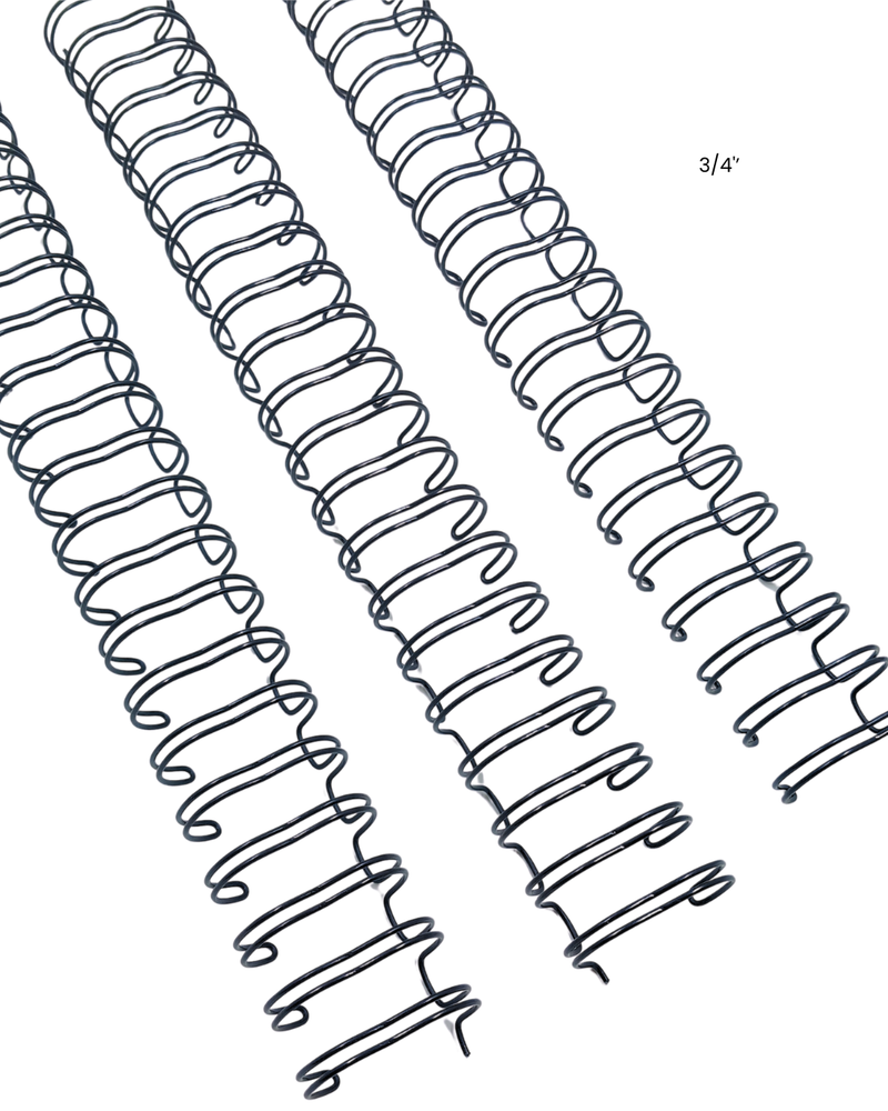 Set 3 Anillos Metálicos Negro (2:1) - 3/4" - TPP