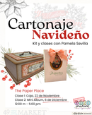 GOZO CREATIVO NAVIDAD - Cartonaje con Pamela Sevilla