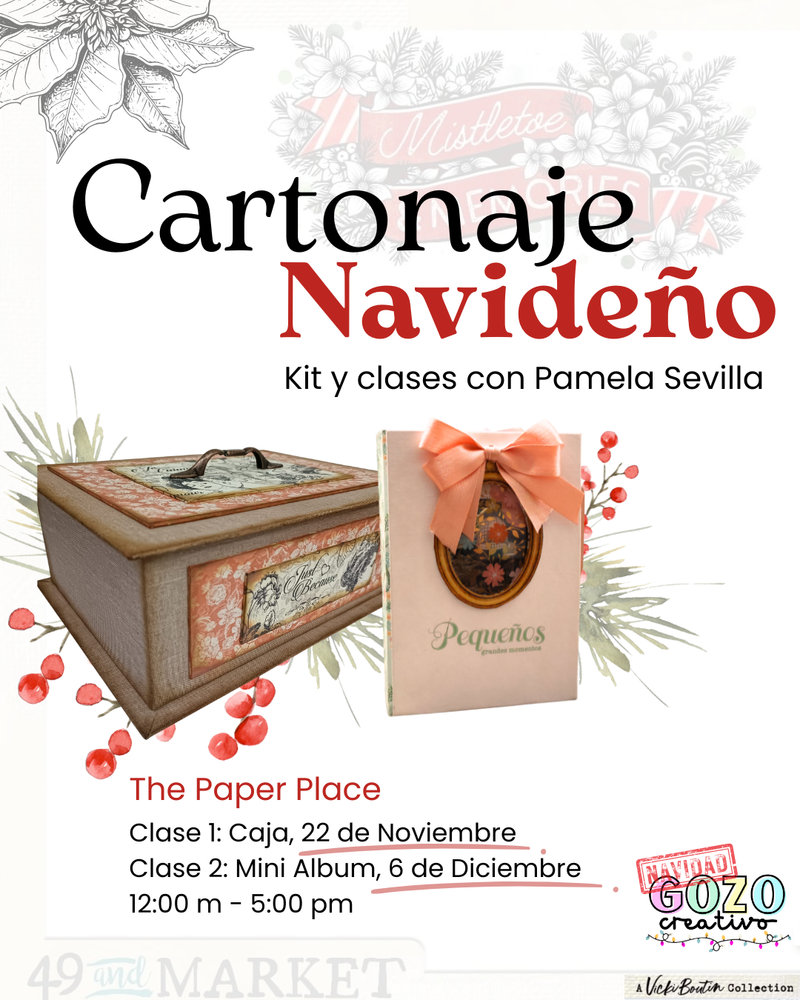 GOZO CREATIVO NAVIDAD - Cartonaje con Pamela Sevilla