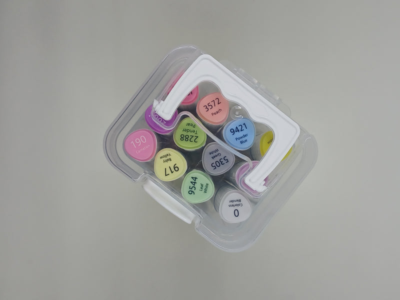 Marcadores al Alcohol (12 Pz) - Art Pro - Tonos Pastel - Pointer