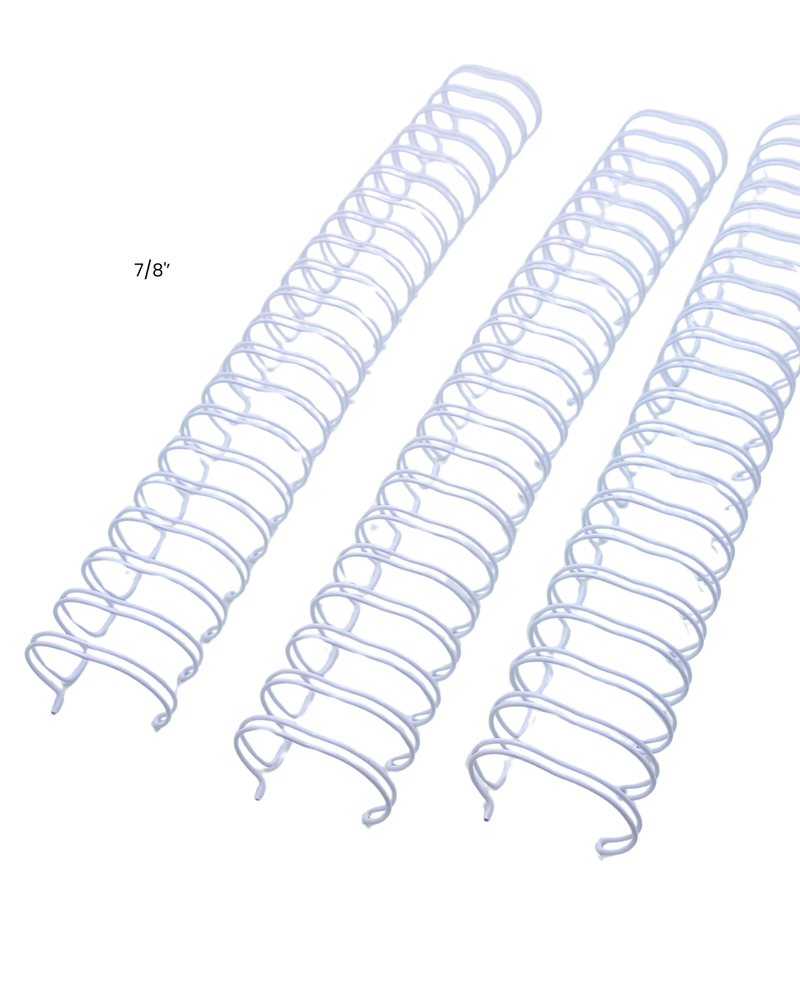 Set 3 Anillos Metálicos Blanco (2:1) - 7/8" - TPP