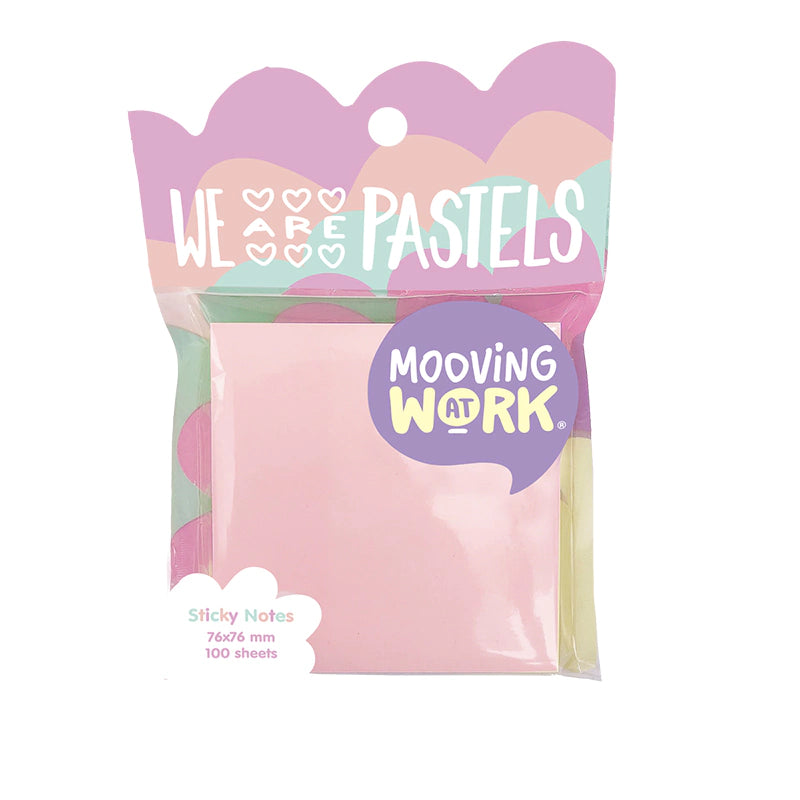 Notas Adhesivas Pastel (Rosa) - Mooving