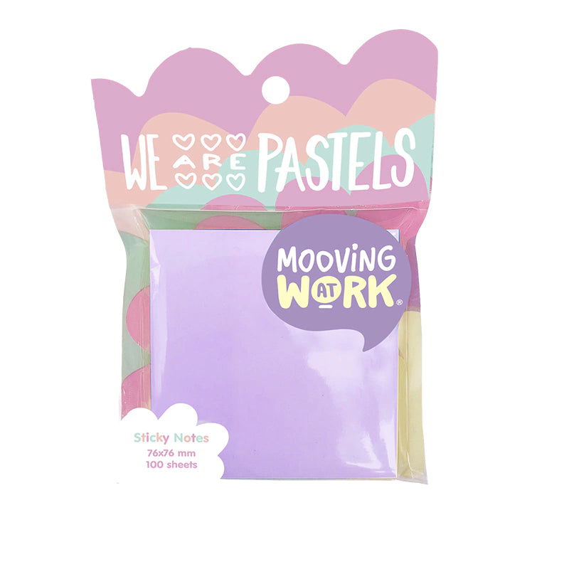 Notas Adhesivas Pastel (Morado) - Mooving