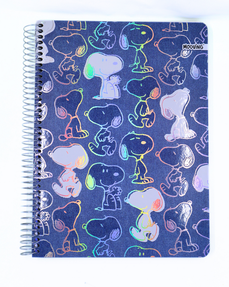 Cuaderno Snoopy (Jean Azul) - 3 Materias - Mooving