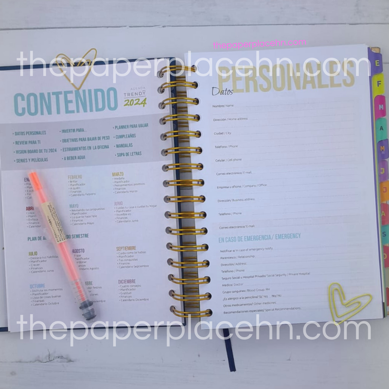 Agenda Trendy 2024 -