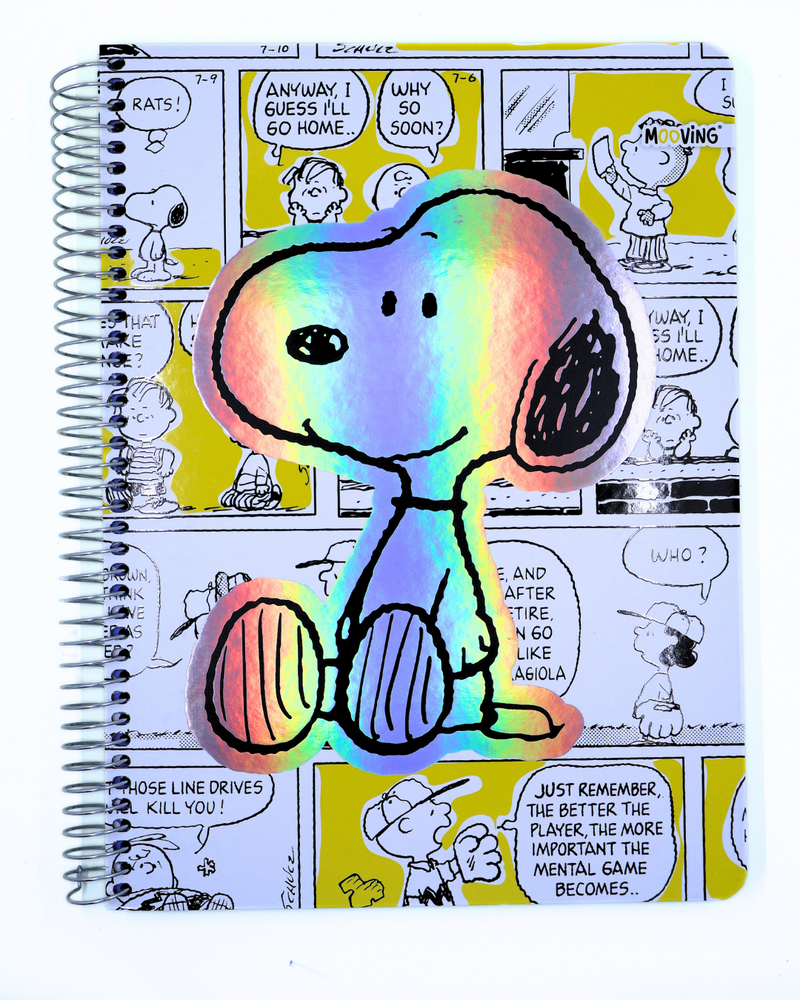 Cuaderno Snoopy (Blanco) - 3 Materias - Mooving