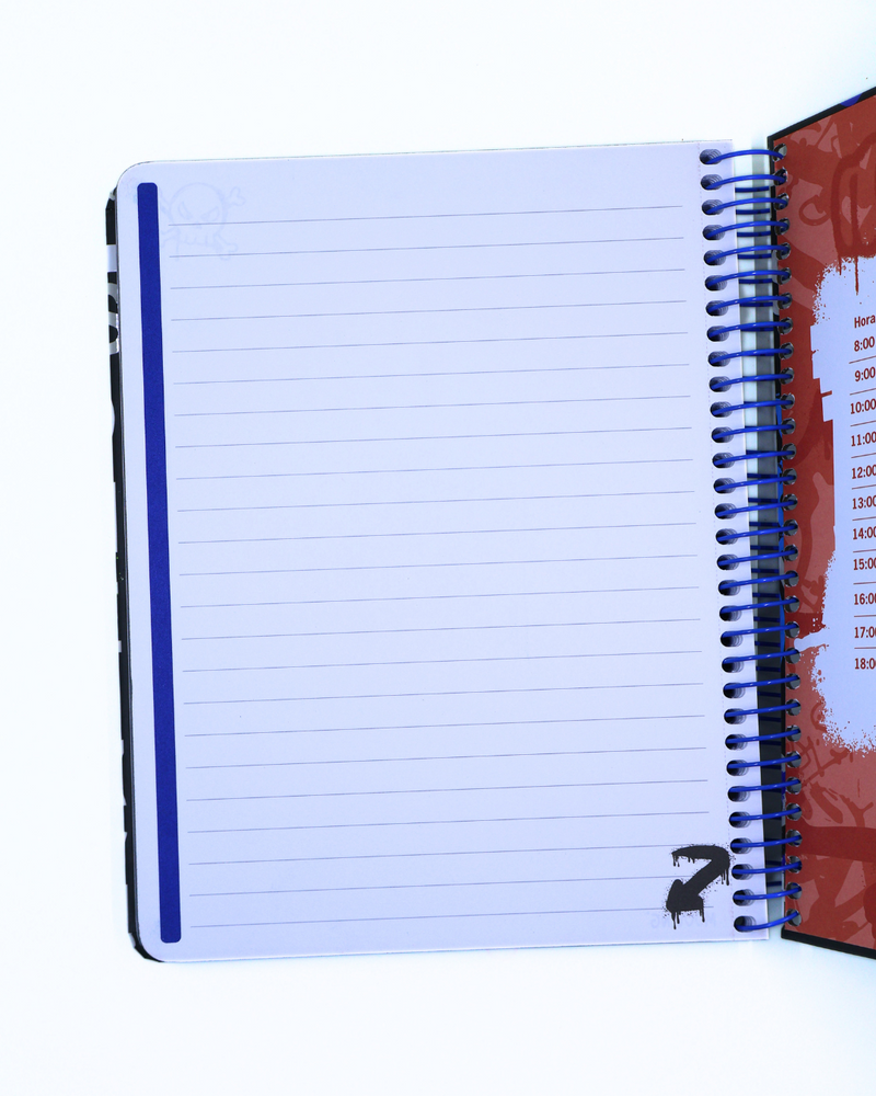 Cuaderno Grafitti 1 - 3 Materias - Mooving