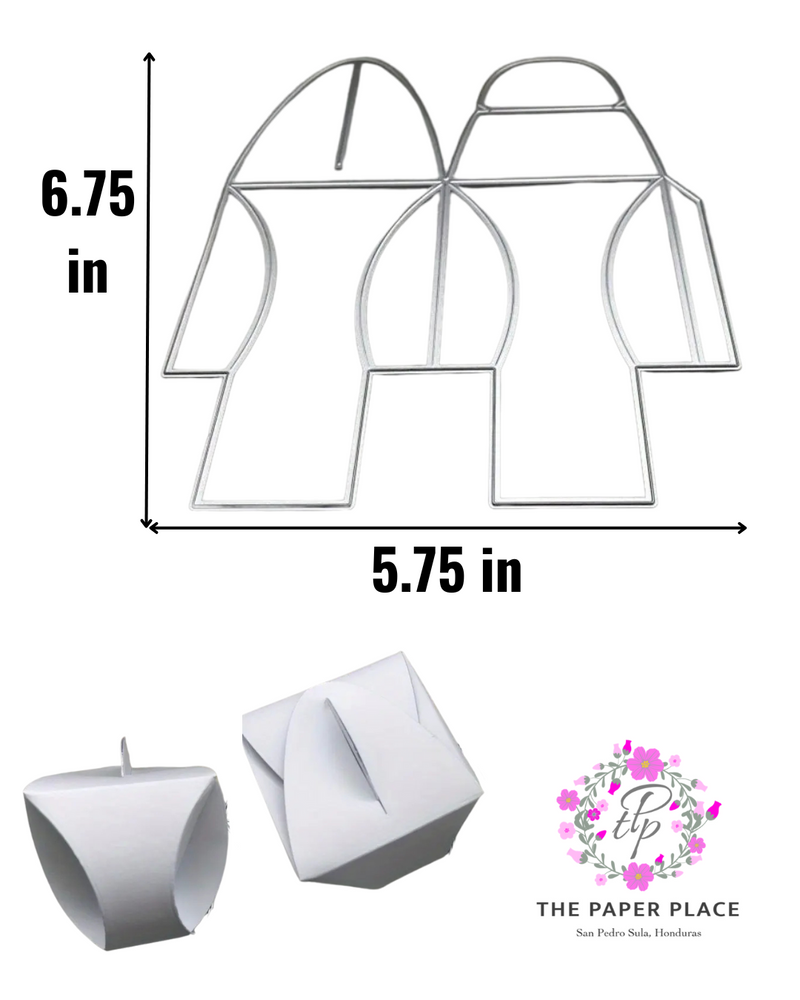 Caja con curvas - Set de Troqueles - TPP