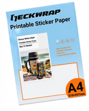 Printable Vinyl - Glossy White - Pack of 15 Sheets