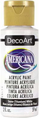 Pintura Acrilica Snow White Opaque - 2oz Americana - DecoArt