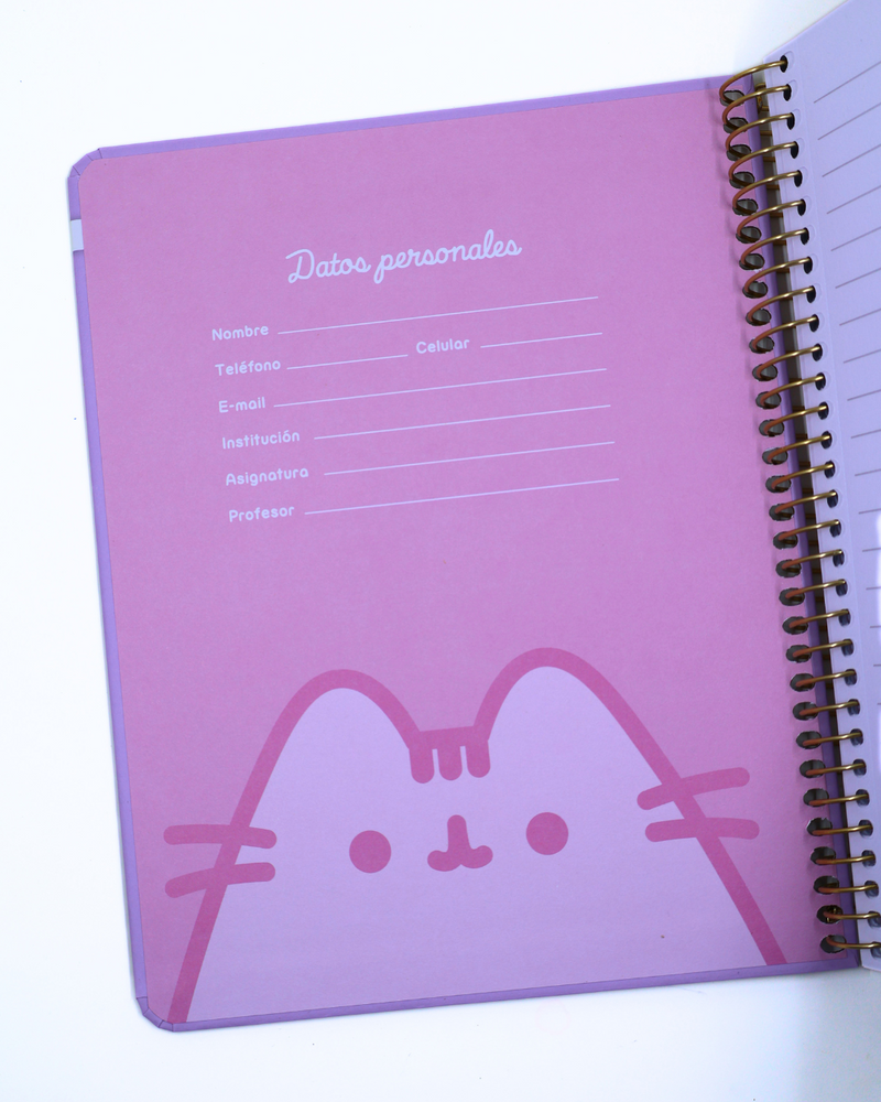 Cuaderno Pusheen 1 - 3 materias - Mooving