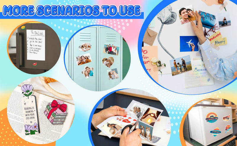 Papel Sticker MAGNETICO - Blanco (para Inkjet) - Paq. 10 Hojas