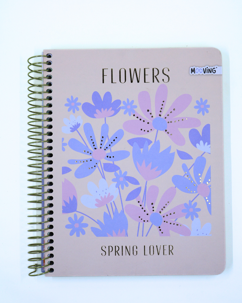 Cuaderno Garden 1 - 3 materias - Mooving