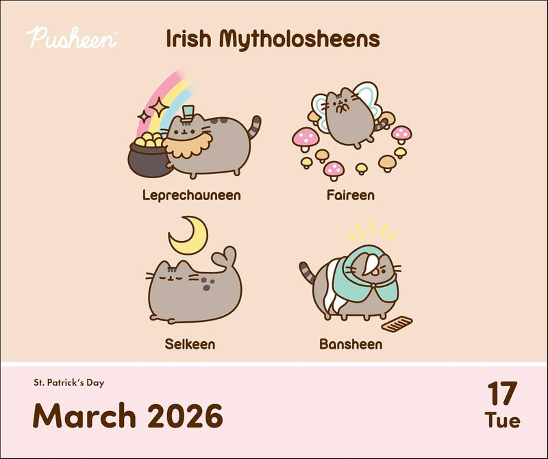 Pusheen 2026 Day-to-Day Calendar