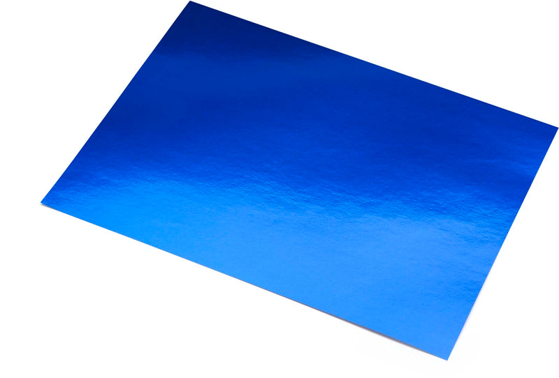 Cartulina Metalizada Azul - Pliego 50x70 cm
