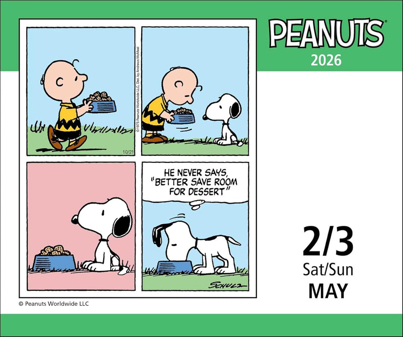 Peanuts® 2026 Day-to-Day Calendar