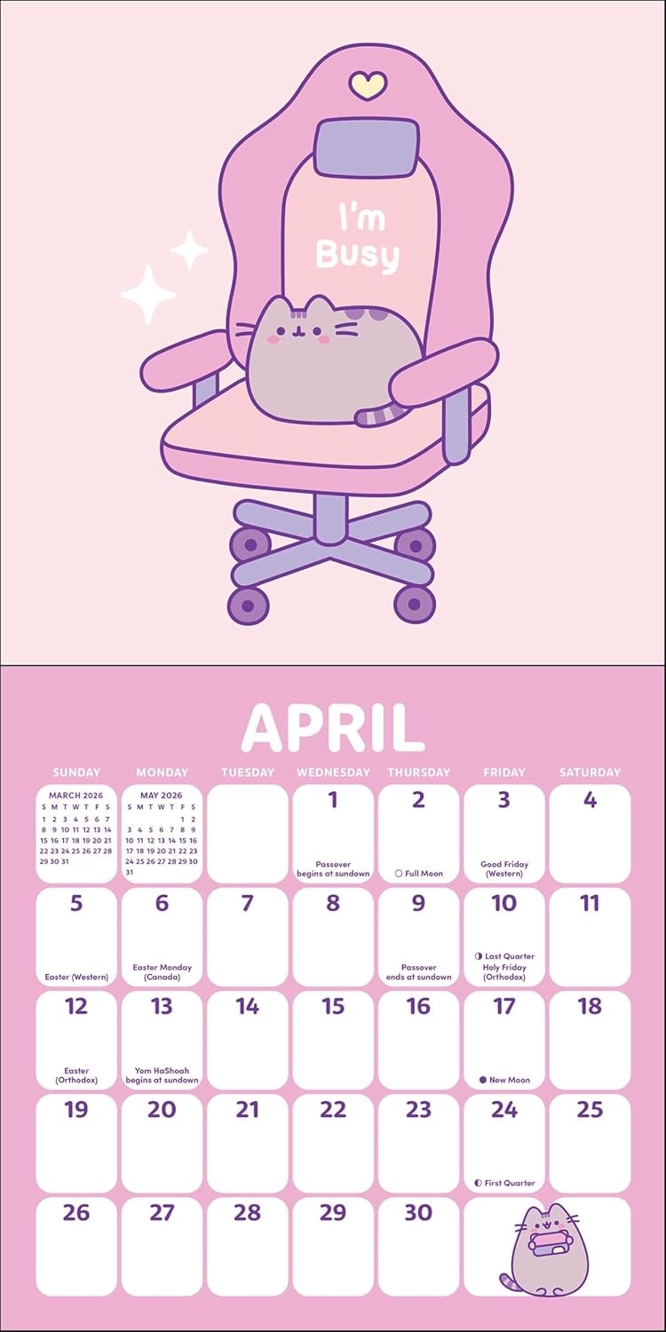 Pusheen 2026 Mini Wall Calendar