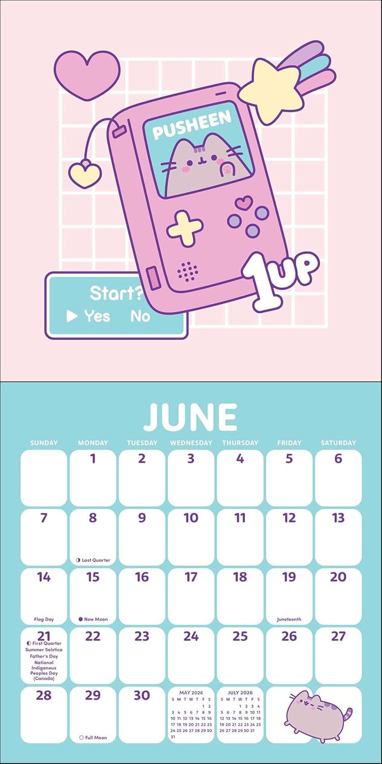 Pusheen 2026 Mini Wall Calendar