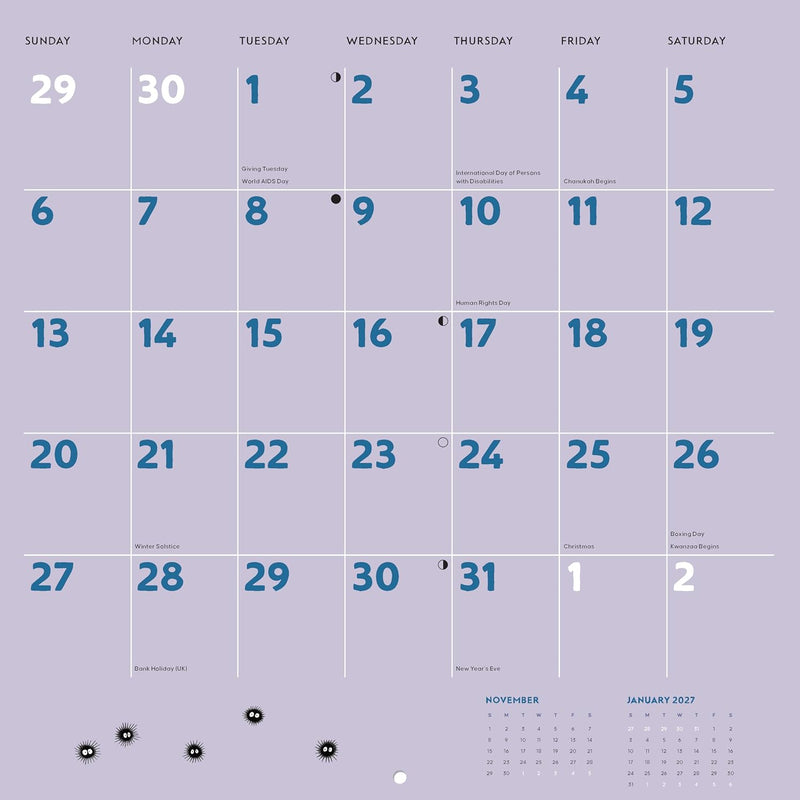 Studio Ghibli My Neighbor Totoro 2026 Wall Calendar (Studio Ghibli)
