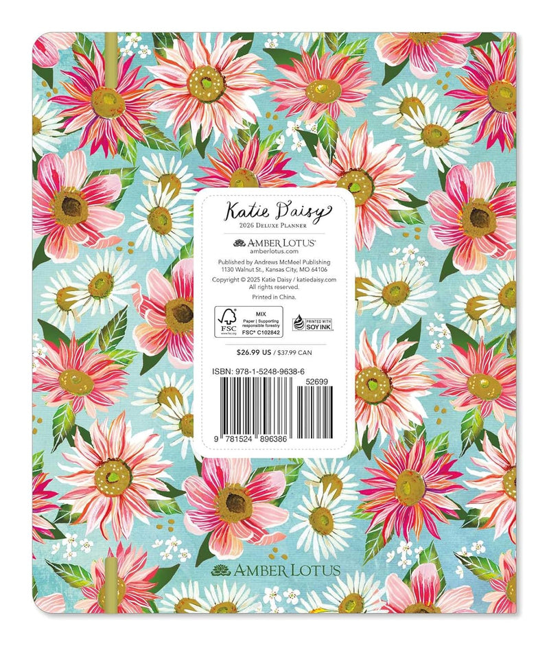 Katie Daisy 2026 Deluxe Weekly Planner: Flowers Always