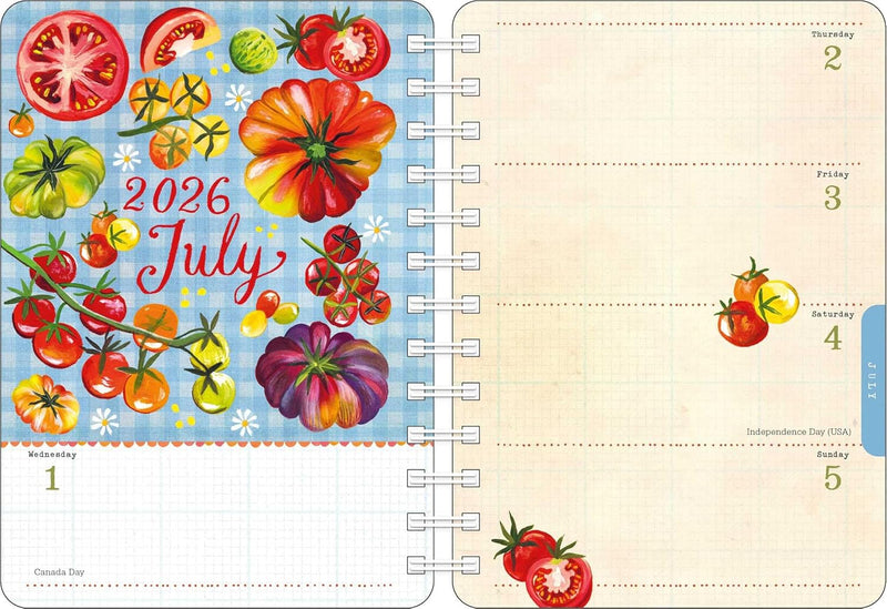 Katie Daisy 2026 Weekly Planner Calendar: Bloom & Grow