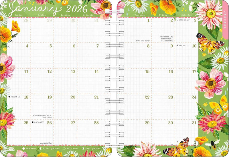 Katie Daisy 2026 Weekly Planner Calendar: Bloom & Grow