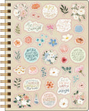 Planificador mensual/semanal - Escrituras y flores - 2026