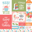 Birthday Girl: Multi Journaling Cards - Papel Scrap 12x12  - Echo Park