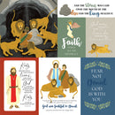 Bible Stories Daniel and the Lions Den - Papel Scrap Doble Cara 12x12  - Echo Park